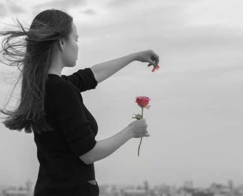 Foto romantica para o dia da saudade